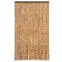 Cortina antimoscas chenilla ocre y blanco 118x220 cm de vidaXL, Mosquiteras para ventanas - Ref: Foro24-4004891, Precio: 74,3...