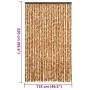 Cortina antimoscas chenilla ocre y blanco 118x220 cm de vidaXL, Mosquiteras para ventanas - Ref: Foro24-4004891, Precio: 74,3...