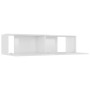 Mueble TV madera contrachapada blanco brillante 120x30x30 cm de vidaXL, Muebles TV - Ref: Foro24-801496, Precio: 91,29 €, Des...
