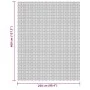Alfombrilla de camping gris claro 4x2,5 m de vidaXL, Accesorios para tiendas de campaña - Ref: Foro24-4008485, Precio: 42,63 ...