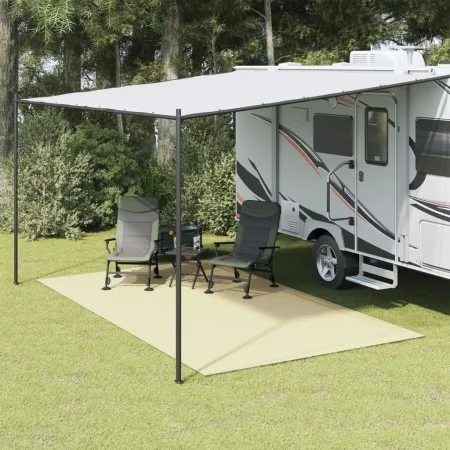 Alfombrilla de camping crema 4x2,5 m de vidaXL, Accesorios para tiendas de campaña - Ref: Foro24-4008498, Precio: 34,91 €, De...