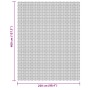 Alfombrilla de camping crema 4x2,5 m de vidaXL, Accesorios para tiendas de campaña - Ref: Foro24-4008498, Precio: 35,47 €, De...