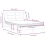 Bed with gray synthetic leather mattress 120x200 cm by vidaXL, Beds and slatted bases - Ref: Foro24-3208713, Price: 374,25 €,...