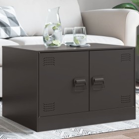 Mesa de centro acero negro 67x50x44 cm de vidaXL, Mesas de centro - Ref: Foro24-841727, Precio: 66,89 €, Descuento: %