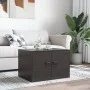 Mesa de centro acero negro 67x50x44 cm de vidaXL, Mesas de centro - Ref: Foro24-841727, Precio: 66,26 €, Descuento: %
