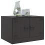 Mesa de centro acero negro 67x50x44 cm de vidaXL, Mesas de centro - Ref: Foro24-841727, Precio: 66,89 €, Descuento: %