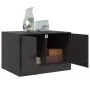 Mesa de centro acero negro 67x50x44 cm de vidaXL, Mesas de centro - Ref: Foro24-841727, Precio: 66,26 €, Descuento: %