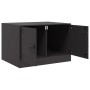 Mesa de centro acero negro 67x50x44 cm de vidaXL, Mesas de centro - Ref: Foro24-841727, Precio: 66,89 €, Descuento: %