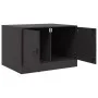 Mesa de centro acero negro 67x50x44 cm de vidaXL, Mesas de centro - Ref: Foro24-841727, Precio: 66,26 €, Descuento: %