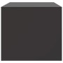 Mesa de centro acero negro 67x50x44 cm de vidaXL, Mesas de centro - Ref: Foro24-841727, Precio: 66,89 €, Descuento: %