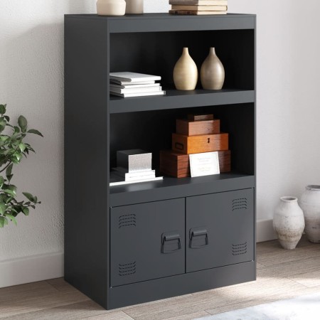 Aparador de acero antracita 67x39x107 cm de vidaXL, Aparadores - Ref: Foro24-841669, Precio: 107,73 €, Descuento: %