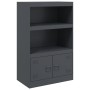Aparador de acero antracita 67x39x107 cm de vidaXL, Aparadores - Ref: Foro24-841669, Precio: 107,73 €, Descuento: %