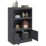 Aparador de acero antracita 67x39x107 cm de vidaXL, Aparadores - Ref: Foro24-841669, Precio: 107,73 €, Descuento: %