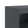 Aparador de acero antracita 67x39x107 cm de vidaXL, Aparadores - Ref: Foro24-841669, Precio: 107,73 €, Descuento: %