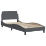 Cama con colchón terciopelo gris oscuro 90x200 cm de vidaXL, Camas y somieres - Ref: Foro24-3208332, Precio: 254,49 €, Descue...