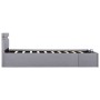 Cama canapé hidráulica almacenaje LED tela gris claro 90x200cm de vidaXL, Camas y somieres - Ref: Foro24-285606, Precio: 268,...