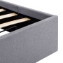 Cama canapé hidráulica almacenaje LED tela gris claro 90x200cm de vidaXL, Camas y somieres - Ref: Foro24-285606, Precio: 268,...