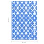 Alfombra de exterior PP azul y blanco 80x150 cm de vidaXL, Protectores para exterior - Ref: Foro24-310444, Precio: 18,46 €, D...
