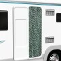 Cortina mosquitera de chenilla verde y blanca 56x185 cm de vidaXL, Mosquiteras para ventanas - Ref: Foro24-325445, Precio: 35...