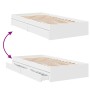 Cama con cajones madera de ingeniería blanca 90x200 cm de vidaXL, Camas y somieres - Ref: Foro24-3280678, Precio: 167,65 €, D...