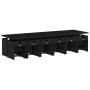 Set de muebles jardín 17 pzas con cojines ratán sintético negro de vidaXL, Conjuntos de jardín - Ref: Foro24-3277949, Precio:...