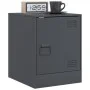 Mesitas de noche 2 unidades gris antracita 34,5x39x44 cm de vidaXL, Mesitas de noche - Ref: Foro24-841612, Precio: 63,21 €, D...