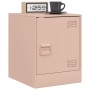 Mesitas de noche 2 unidades acero rosa 34,5x39x44 cm de vidaXL, Mesitas de noche - Ref: Foro24-841610, Precio: 63,83 €, Descu...