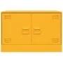 Muebles para TV 2 unidades acero amarillo mostaza 67x39x44 cm de vidaXL, Muebles TV - Ref: Foro24-841638, Precio: 108,48 €, D...