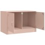 Mueble para TV de acero rosa 67x39x44 cm de vidaXL, Muebles TV - Ref: Foro24-841633, Precio: 60,96 €, Descuento: %