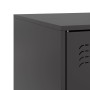 Muebles para TV 2 unidades acero negro 67x39x44 cm de vidaXL, Muebles TV - Ref: Foro24-841692, Precio: 102,16 €, Descuento: %