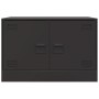 Mueble para TV de acero negro 67x39x44 cm de vidaXL, Muebles TV - Ref: Foro24-841631, Precio: 64,89 €, Descuento: %