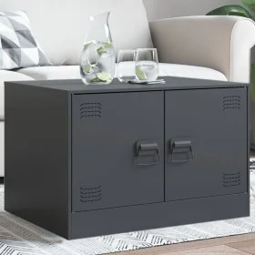 Anthracite gray steel coffee table 67x50x44 cm by vidaXL, Coffee table - Ref: Foro24-841729, Price: 70,02 €, Discount: %