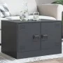 Mesa de centro acero gris antracita 67x50x44 cm de vidaXL, Mesas de centro - Ref: Foro24-841729, Precio: 70,02 €, Descuento: %