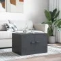 Mesa de centro acero gris antracita 67x50x44 cm de vidaXL, Mesas de centro - Ref: Foro24-841729, Precio: 70,02 €, Descuento: %