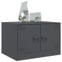 Mesa de centro acero gris antracita 67x50x44 cm de vidaXL, Mesas de centro - Ref: Foro24-841729, Precio: 70,68 €, Descuento: %