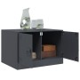 Mesa de centro acero gris antracita 67x50x44 cm de vidaXL, Mesas de centro - Ref: Foro24-841729, Precio: 70,68 €, Descuento: %