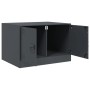 Mesa de centro acero gris antracita 67x50x44 cm de vidaXL, Mesas de centro - Ref: Foro24-841729, Precio: 70,68 €, Descuento: %