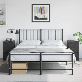 Nightstands 2 units black steel 34.5x39x62 cm by vidaXL, Nightstands - Ref: Foro24-841776, Price: 131,88 €, Discount: %