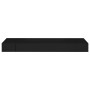 Estante flotante de pared con cajón negro 80x25x8 cm de vidaXL, Estantes y estanterías - Ref: Foro24-288206, Precio: 56,30 €,...