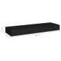 Estante flotante de pared con cajón negro 80x25x8 cm de vidaXL, Estantes y estanterías - Ref: Foro24-288206, Precio: 56,30 €,...