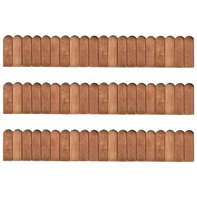 Garden edging rolls 3 pcs impregnated pine wood 120 cm by vidaXL, Garden edging and edging - Ref: Foro24-3053645, Price: 46,4...