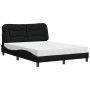 Cama con colchón tela negro 120x200 cm de vidaXL, Camas y somieres - Ref: Foro24-3208522, Precio: 353,22 €, Descuento: %