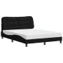 Cama con colchón tela negro 140x200 cm de vidaXL, Camas y somieres - Ref: Foro24-3208536, Precio: 410,02 €, Descuento: %