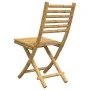 Sillas de jardín plegables 4 unidades bambú 43x54x88 cm de vidaXL, Sillas de jardín - Ref: Foro24-3278517, Precio: 269,21 €, ...