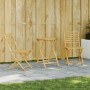 Juego de mesa y sillas de jardín 3 piezas bambú de vidaXL, Conjuntos de jardín - Ref: Foro24-3278536, Precio: 193,54 €, Descu...