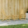Juego de mesa y sillas de jardín 3 piezas bambú de vidaXL, Conjuntos de jardín - Ref: Foro24-3278522, Precio: 176,35 €, Descu...