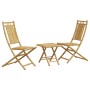 Juego de mesa y sillas de jardín 3 piezas bambú de vidaXL, Conjuntos de jardín - Ref: Foro24-3278522, Precio: 176,35 €, Descu...