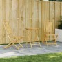 Juego de mesa y sillas de jardín 3 piezas bambú de vidaXL, Conjuntos de jardín - Ref: Foro24-3278534, Precio: 194,99 €, Descu...