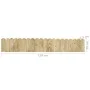 Rollos de borde de jardín 2 uds madera pino impregnada 120 cm by vidaXL, Garden edging and edging - Ref: Foro24-3053642, Pric...