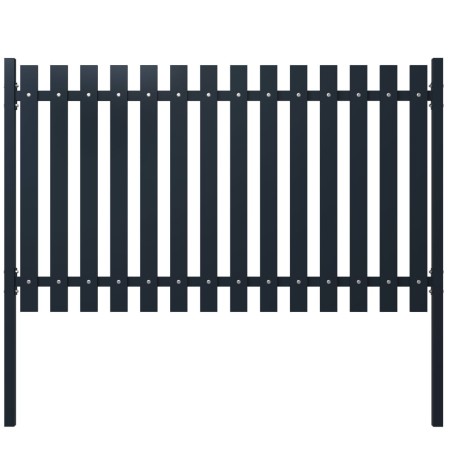 Panel de valla acero recubrimiento polvo antracita 174,5x75 cm de vidaXL, Paneles de vallas - Ref: Foro24-146470, Precio: 158...
